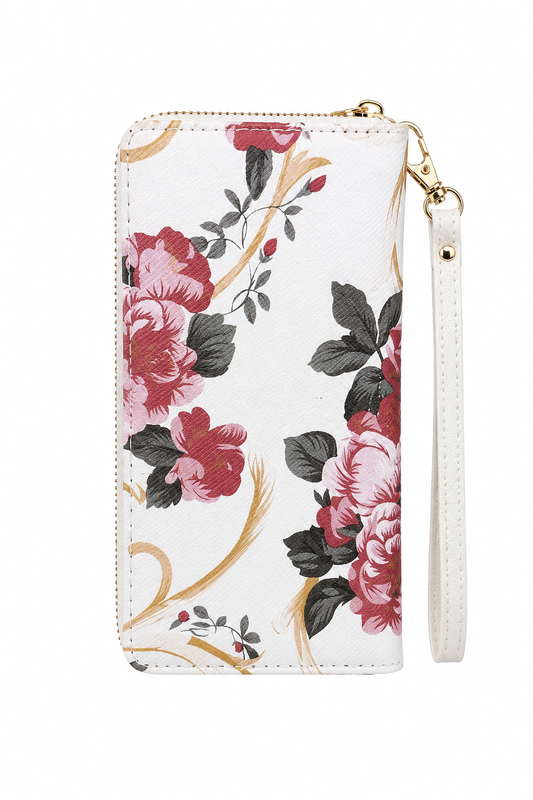 Portefeuille Jardin Fleuri – Élégant &amp; Pratique