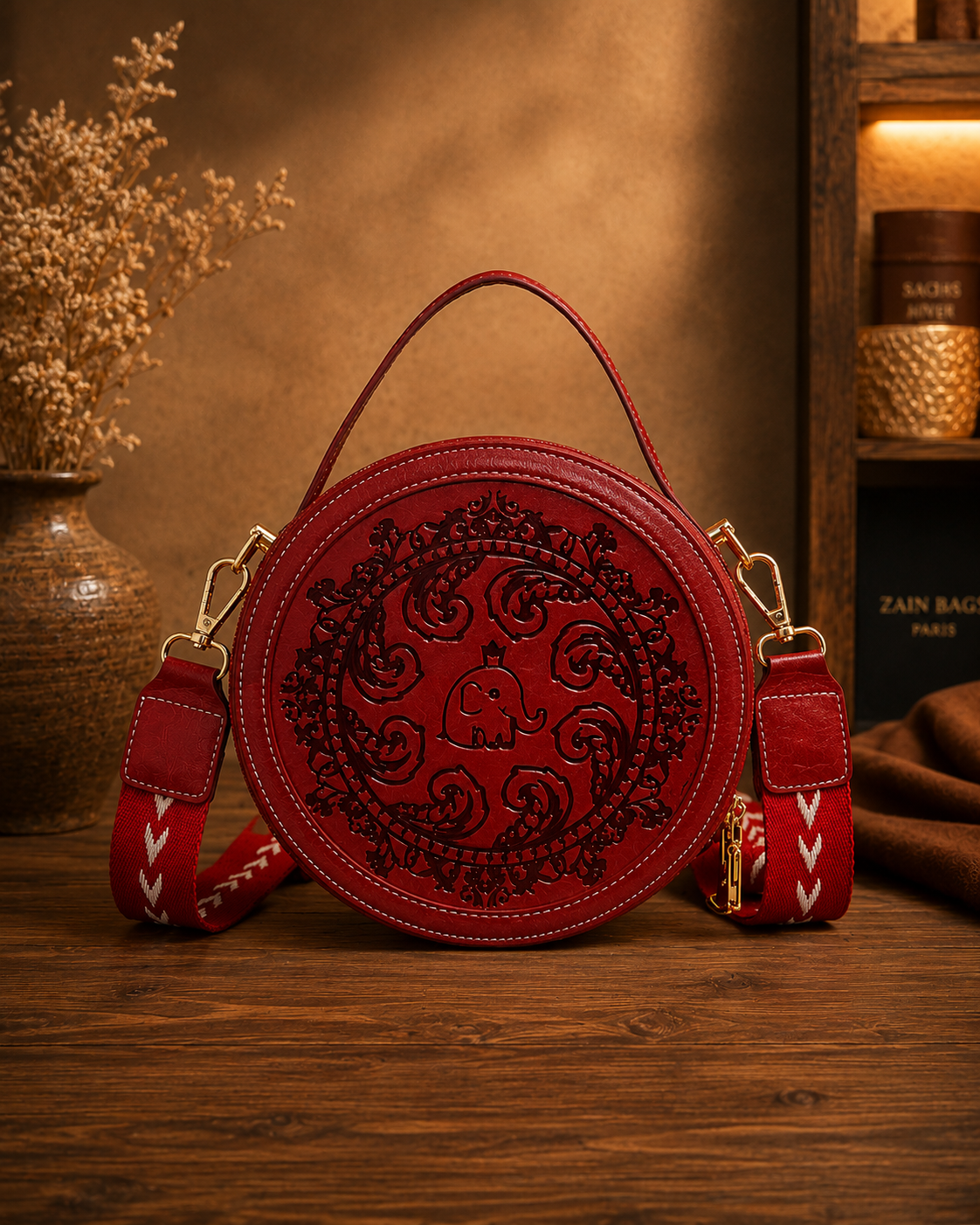 Sac à main Héritage Rétro – Rosace Impériale