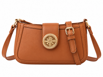 Sac à bandoulière Élégance Médaillon Doré