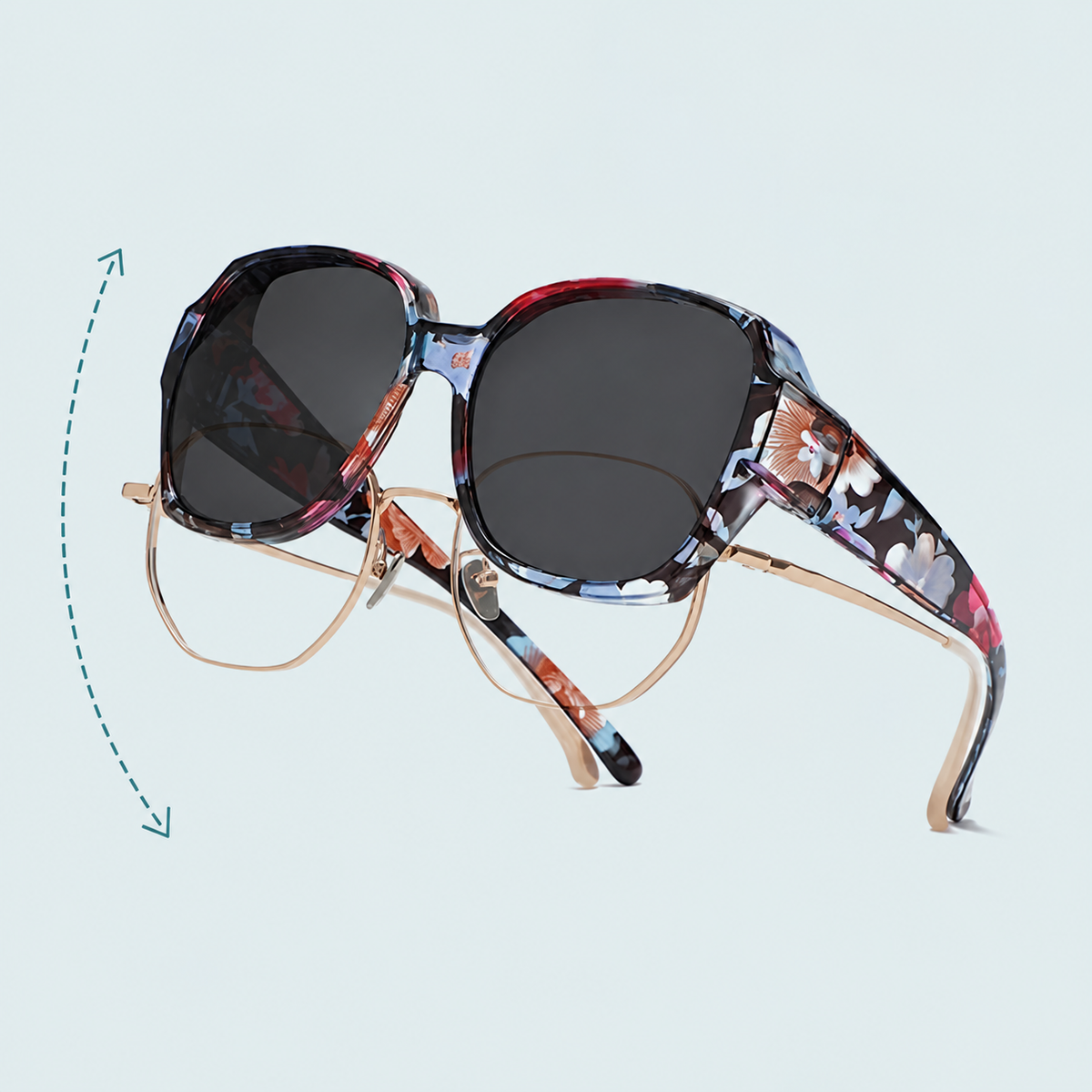Fit-over glasses — product view without supplier text